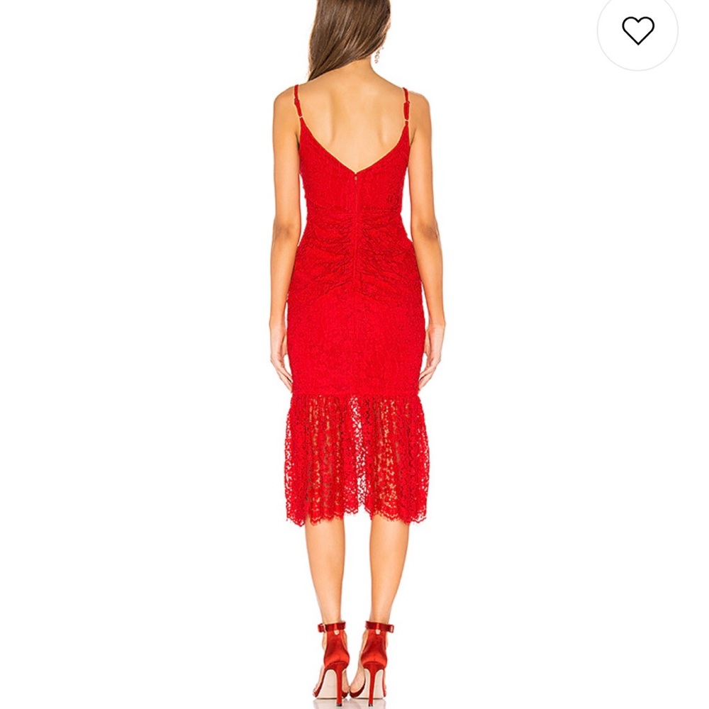 NBD red lace dress size xs - Picture 2 of 3